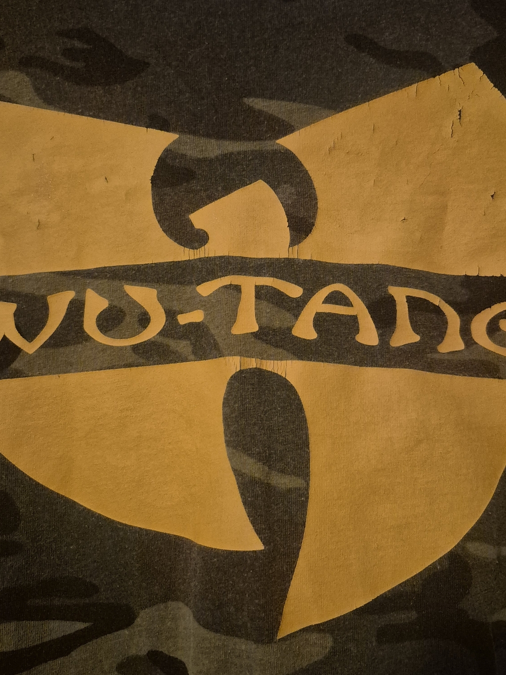 Rare Wu-Tang Mitchell & Ness Camo Graphic T-Shirt Men's Sz XL - Picture 3 of 11